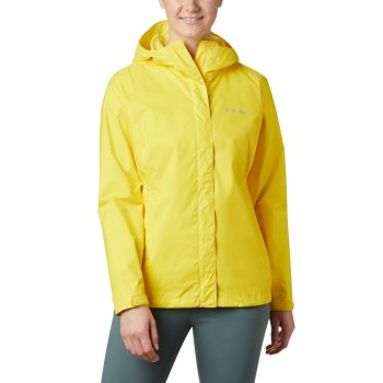 Columbia Arcadia II Rain, Chamarras Amarillos Para Mujer | 792450-MUF